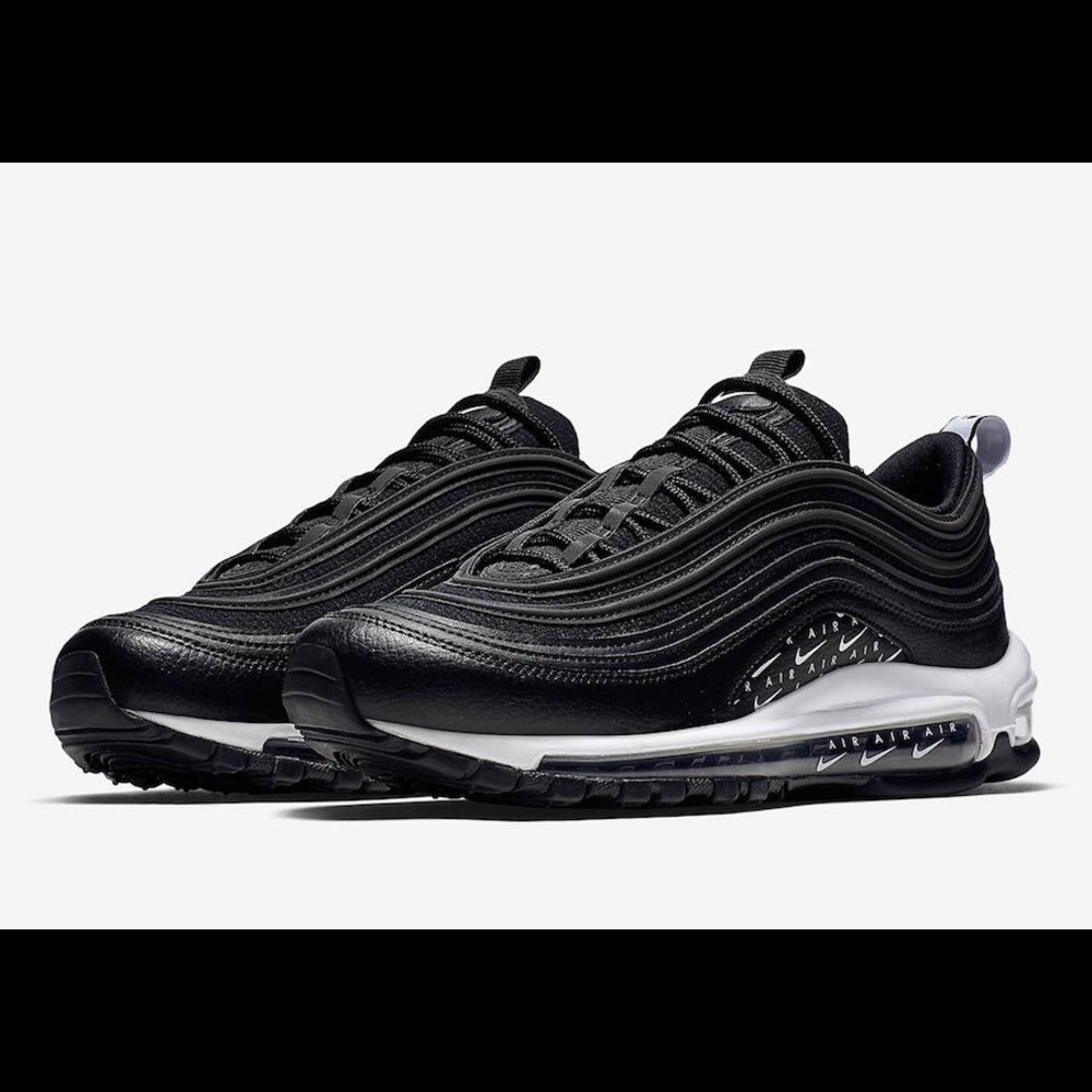 Nike Air Max 97 LUX Black White Womens Size 9